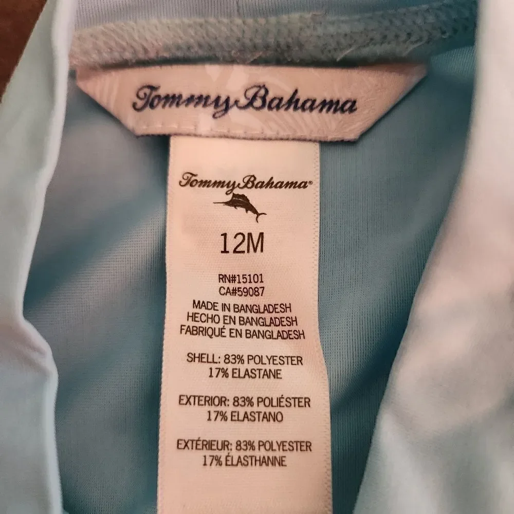 Tommy Bahama Kids Printed 2 Piece Rashguard Swimset Size 12 months